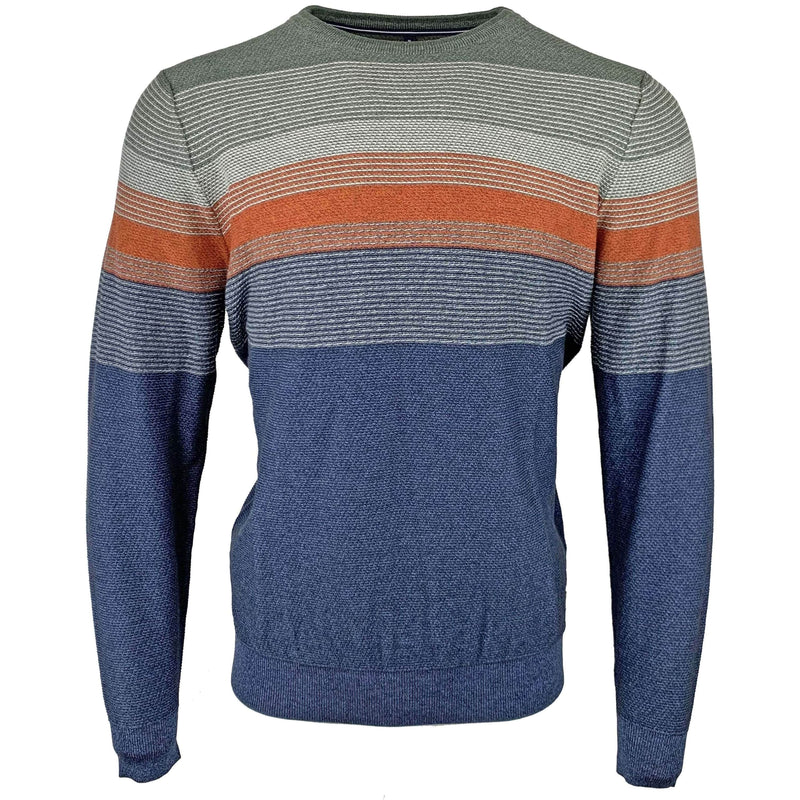 Casa Moda Crew Neck Pullover Sweater - Orange