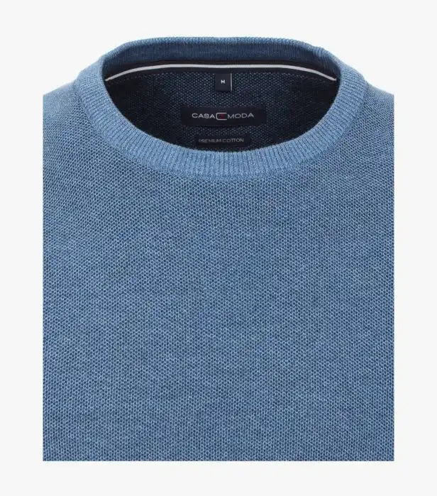 Casa Moda Crew Neck Sweater Blue - Shirts & Tops
