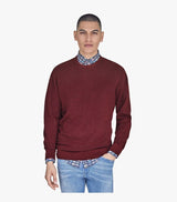 Casa Moda Crew Neck Sweater Merlot - Shirts & Tops