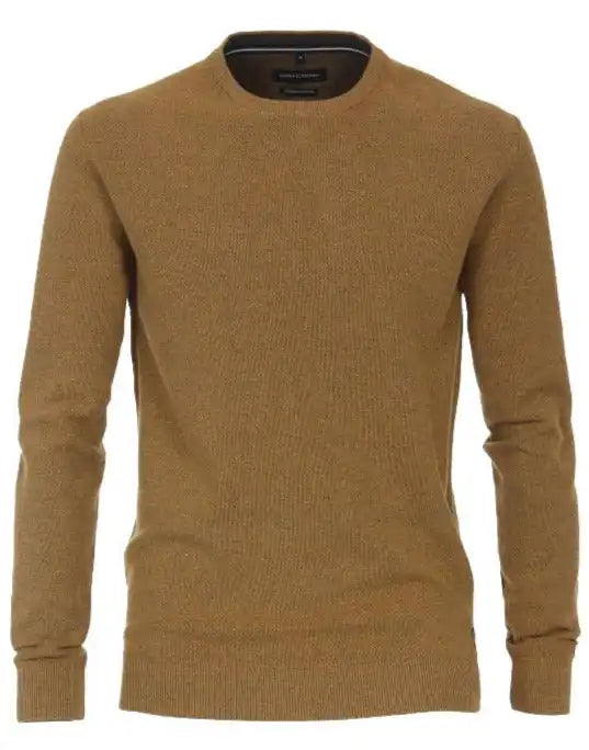 Casa Moda Crew Neck Sweater Buckthorn Brown - Shirts & Tops