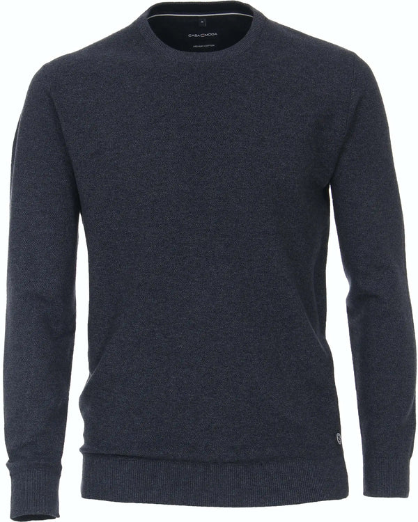 Casa Moda Crew Neck Sweater Navy - Shirts & Tops
