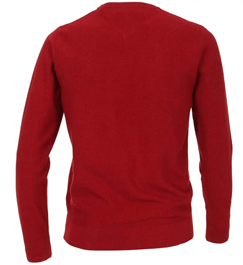 Casa Moda Crew Neck Sweater - Red