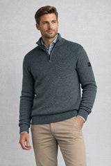Casa Moda Half Zip Jumper Dark Forest Green Northern Ireland Belfast