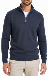 Casa Moda Half Zip Sweater Dark Navy Northern Ireland Belfast