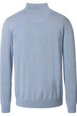 Casa Moda Half Zip Sweater Rain Washed Blue Northern Ireland Belfast