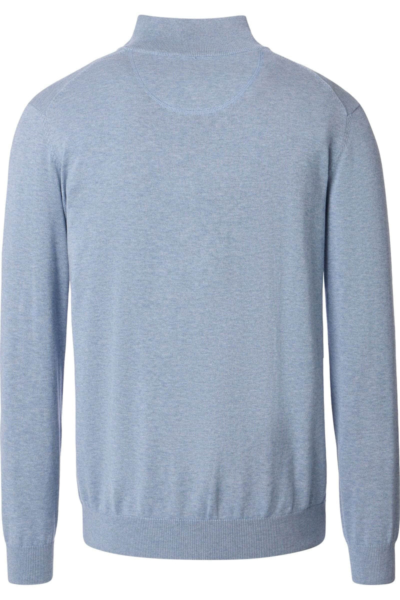 Casa Moda Half Zip Sweater Rain Washed Blue Northern Ireland Belfast