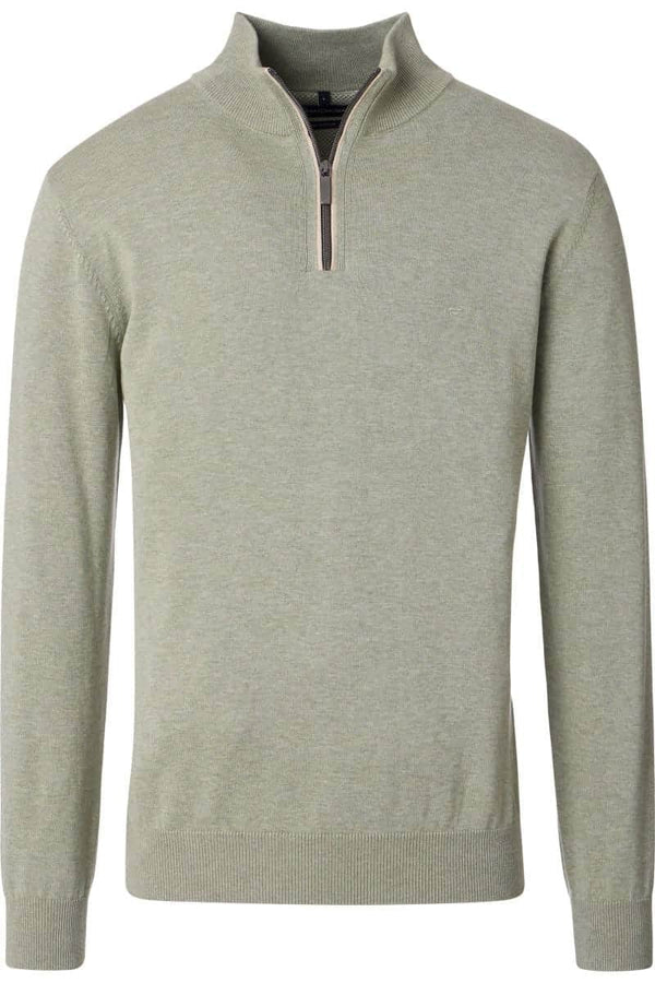 Casa Moda Half Zip Sweater Seagrass Northern Ireland Belfast