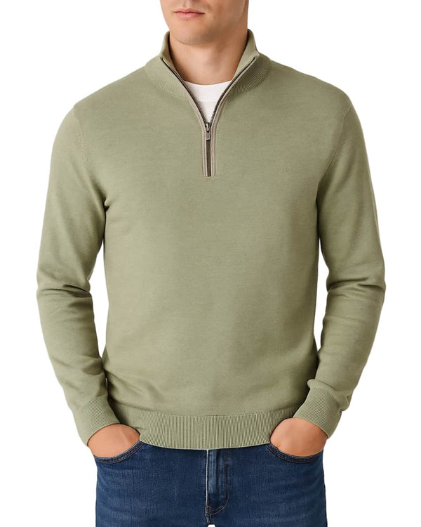 Casa Moda Half Zip Sweater Seagrass Northern Ireland Belfast