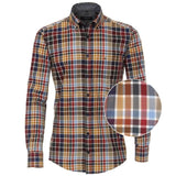 Casa Moda Long Sleeve Check Shirt Multi Casual Fit