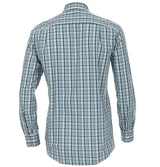 Casa Moda Long Sleeve Shirt Comfort Fit- Navy/Green Check - 