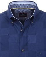 Casa Moda Long Sleeve Shirt Comfort Fit- Navy