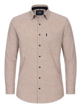 Casa Moda LS Check Shirt Burnt Orange Northern Ireland Belfast