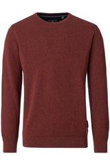 Casa Moda Mens Crew Neck Sweater Burnt Henna Northern Ireland Belfast
