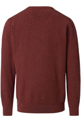 Casa Moda Mens Crew Neck Sweater Burnt Henna Northern Ireland Belfast