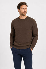 Casa Moda Mens Crew Neck Sweater Coffee Brown Northern Ireland Belfast