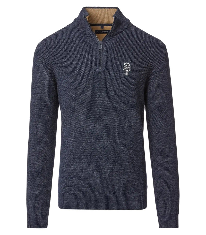 Casa Moda Mens Half Zip Jumper Navy Northern Ireland Belfast