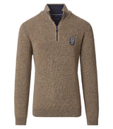 Casa Moda Mens Half Zip Jumper Tan Northern Ireland Belfast