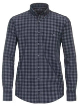 Casa Moda Men’s LS Check Shirt Casual Fit 434115800/100 Blue