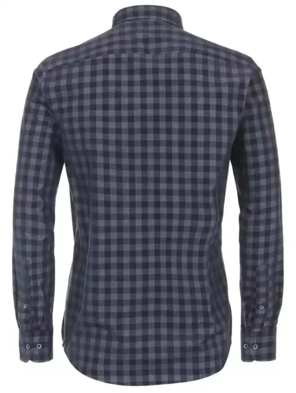 Casa Moda Men’s LS Check Shirt Casual Fit 434115800/100 Blue