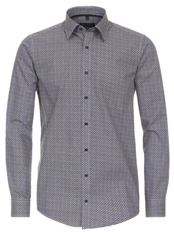 Casa Moda Men’s LS Shirt Casual Fit 434113300/100 White/Blue Northern