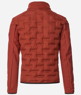 Casa Moda Mens Quilted Hyrbid Jacket Burnt Henna Northern Ireland