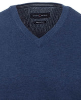 Casa Moda V-Neck Sweater Dark Blue.