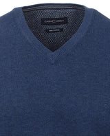 Casa Moda V-Neck Sweater Dark Blue.