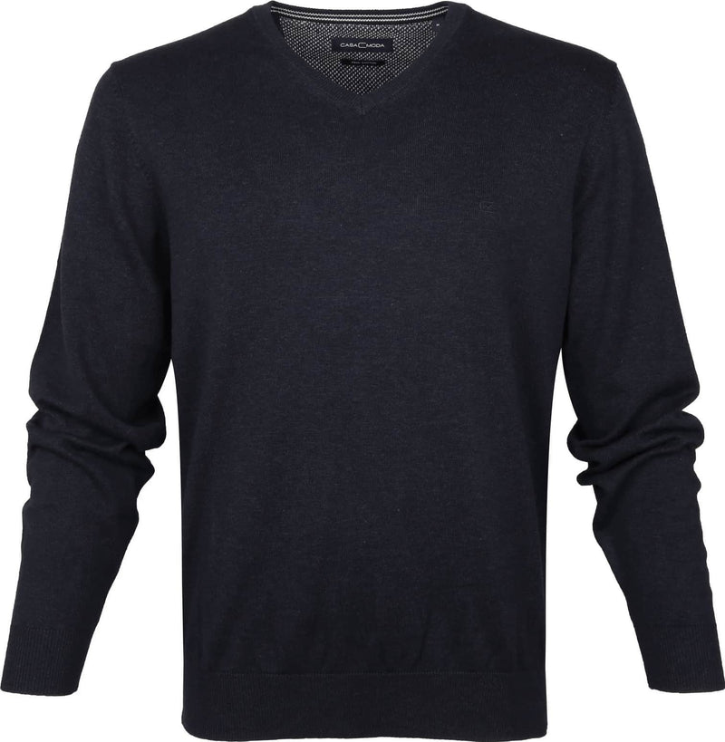 Casa Moda V-Neck Sweater - Navy