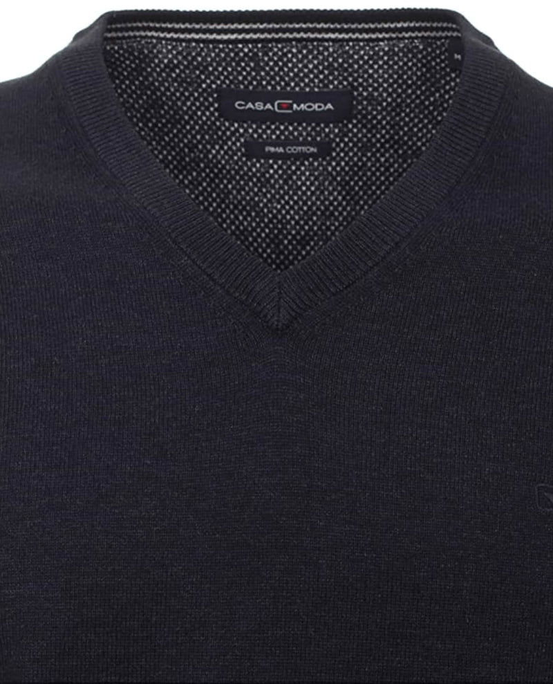 Casa Moda V-Neck Sweater - Navy
