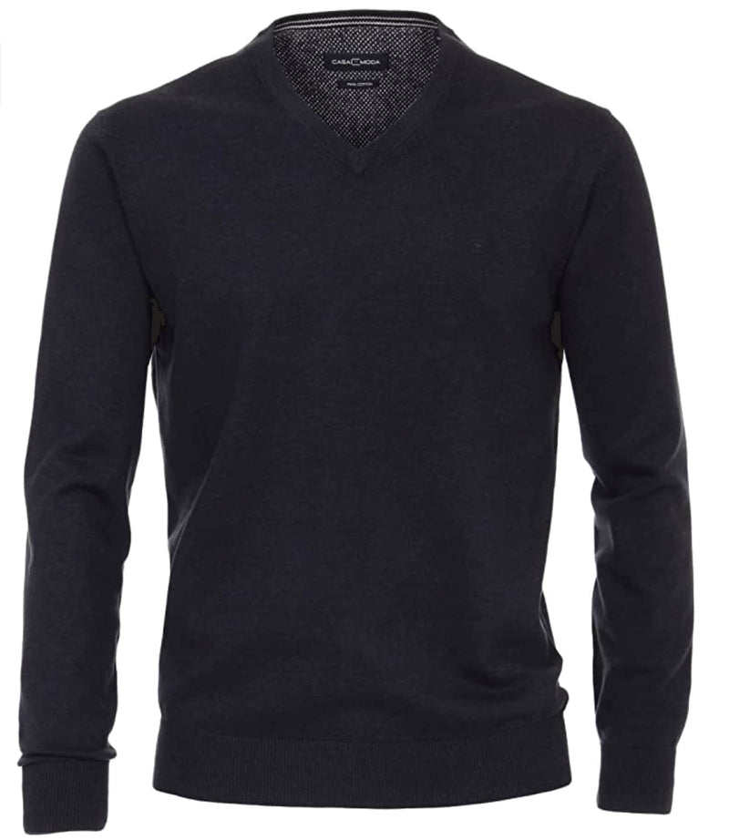 Casa Moda V-Neck Sweater - Navy