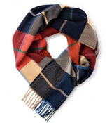 Casa Moda Wool Blend Scarf Navy/Red/Beige Northern Ireland Belfast