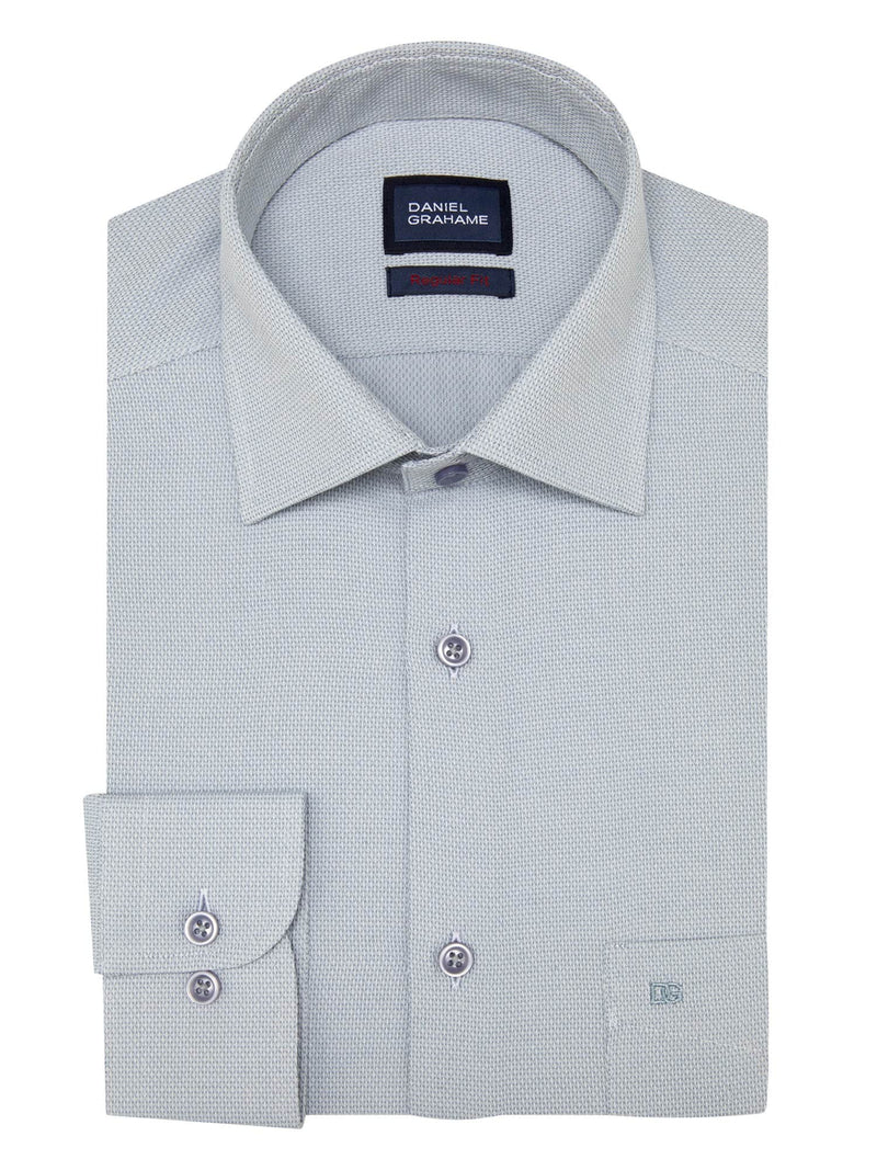 Daniel Graham Shirt & Tie Set Regular Fit Light Green Northern