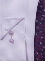 Daniel Grahame Gordon Shirt & Tie Set Pale Lilac Northern Ireland