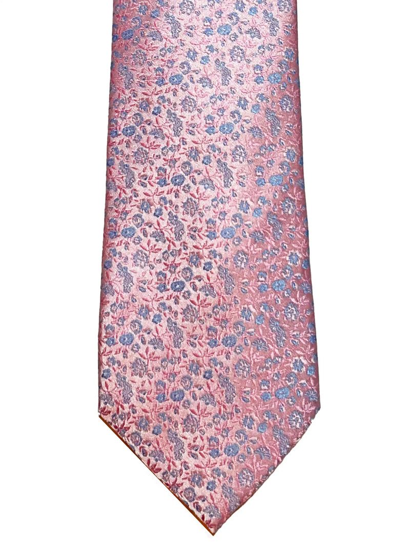 Daniel Grahame Mens Tie & Pocket Square Set TP2373-62 Pink/Blue