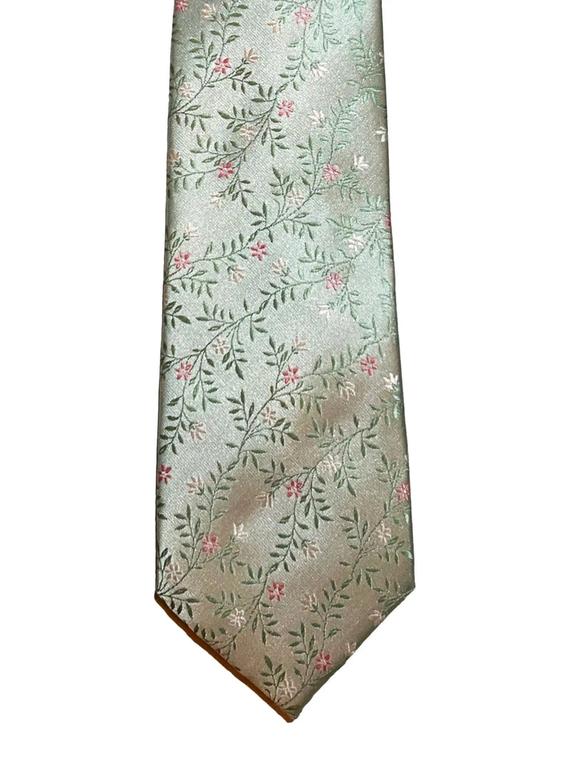 Daniel Grahame Mens Tie & Pocket Square Set TP2382-30 Light Green