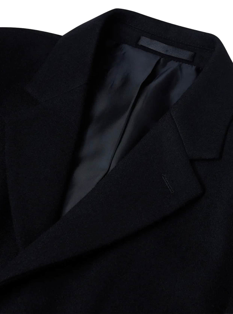 Daniel Grahame Osbourne Wool Overcoat Black Northern Ireland Belfast