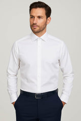 Daniel Grahame Regular Fit White Dress Shirt Northern Ireland Belfast