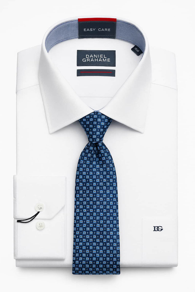 Daniel Grahame Shirt & Tie Set White Northern Ireland Belfast