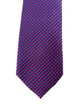 Daniel Grahame Tie & Pocket Square Set Cerise Pink/Navy Northern