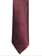 Daniel Grahame Tie & Pocket Square Set Red/Navy Northern Ireland