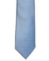 Daniel Grahame Tie & Pocket Square Set Sky Blue Northern Ireland