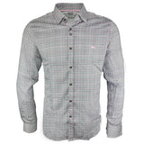 Dario Beltran Limpias Slim Fit Shirt - Black Pink Check