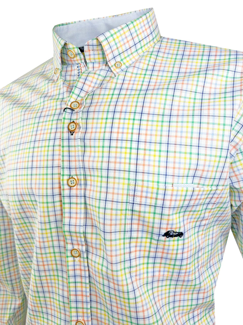 Dario Beltran Men’s LS Check Shirt Oliana Regular Fit Multi