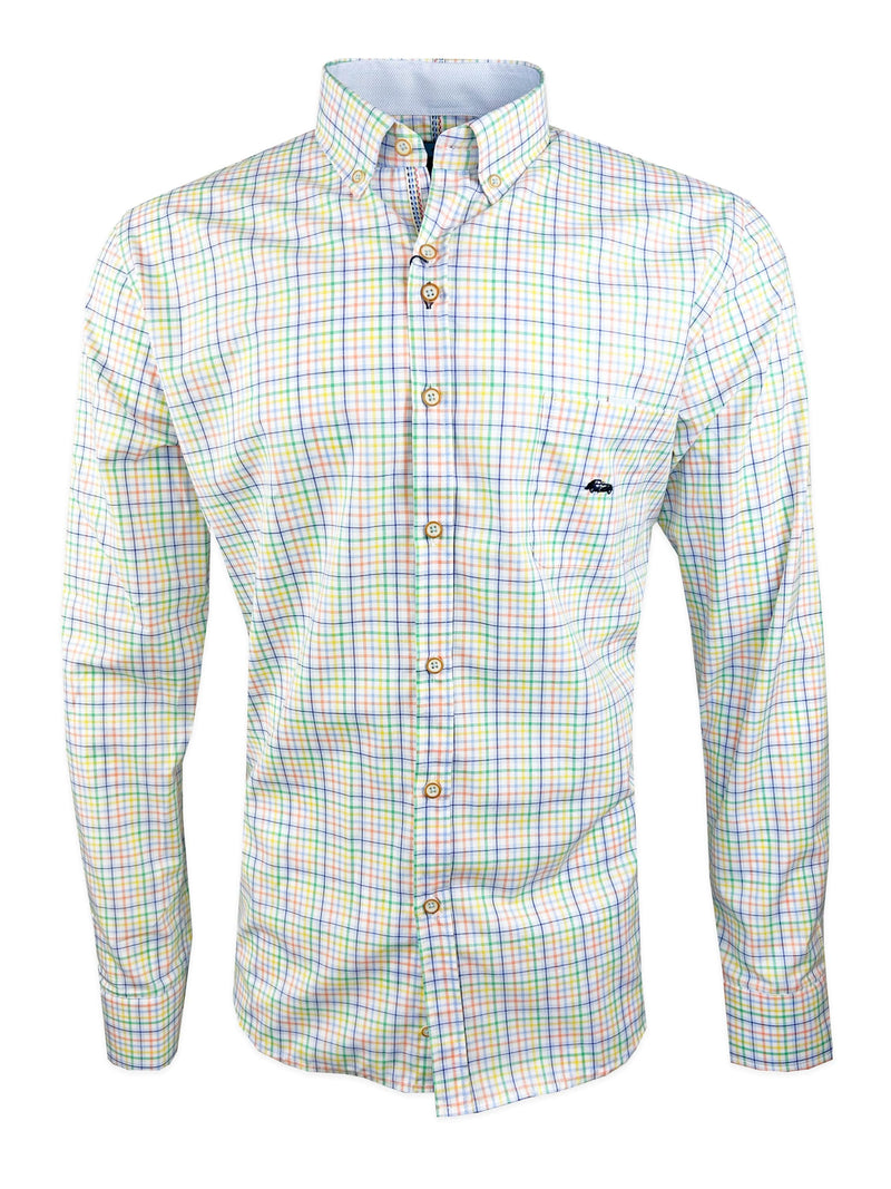 Dario Beltran Men’s LS Check Shirt Oliana Regular Fit Multi