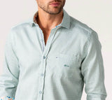 Dario Beltran Poder Long Sleeve Shirt Green Check Northern Ireland