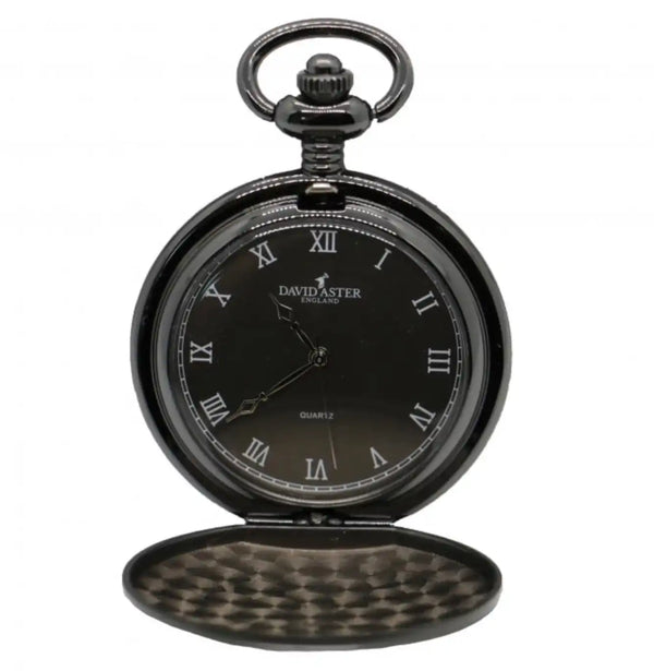 David Aster Gunmetal Grey Full Hunter Pocket Watch Northern Ireland