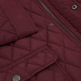DG Drifter Holland Casual Padded Coat - Dark Red