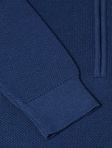 DG Drifter Pique Half Zip Sweater Blue Northern Ireland Belfast
