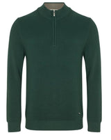 DG Drifter Pique Half Zip Sweater Green Northern Ireland Belfast