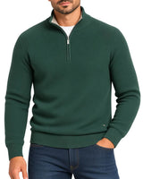 DG Drifter Pique Half Zip Sweater Green Northern Ireland Belfast
